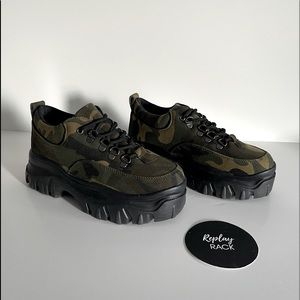 Public Desire Camo Chunky “Biggie” Sneaker